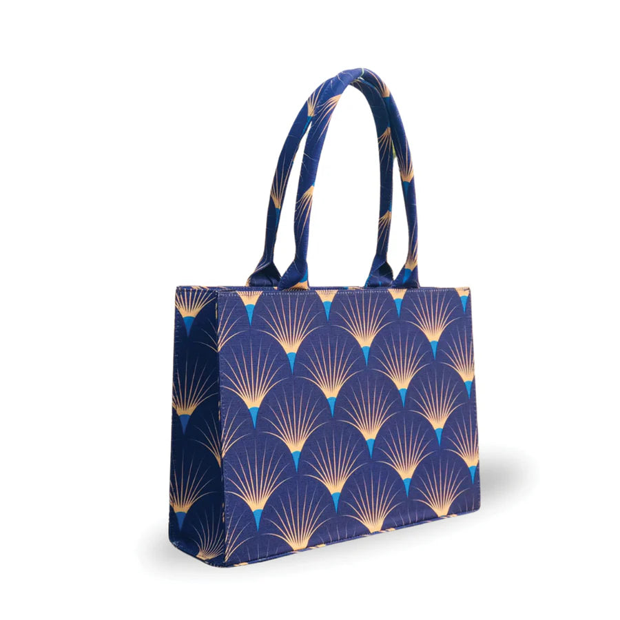 FLORA BLOOM BLUE Tote bag