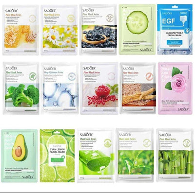 Pack of 6 Sheet Face Mask