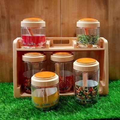 Spices jars with lids