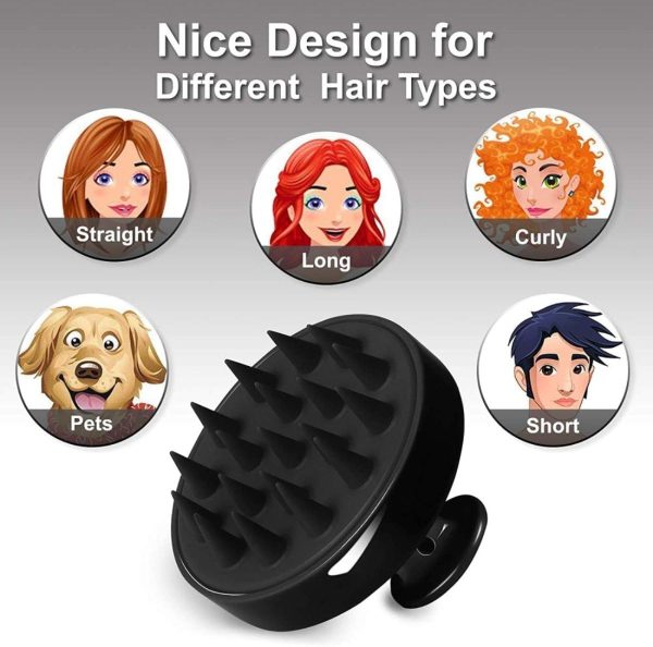 Scalp Shampoo Massager Brush | Hair Scrubber with Soft Bristles