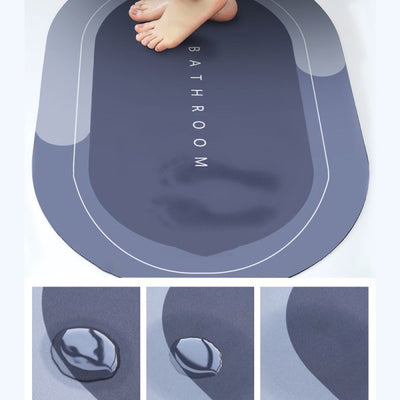 Super Absorbent Quick-Drying Bath Mat (Random design)