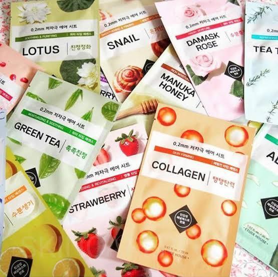 Pack of 6 Sheet Face Mask