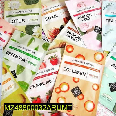 Pack of 6 Sheet Face Mask