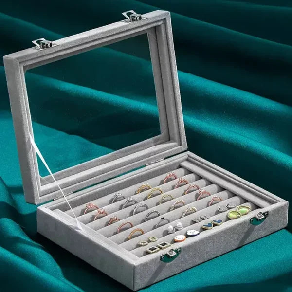 velvet jewellery box