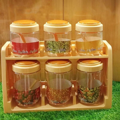 Spices jars with lids