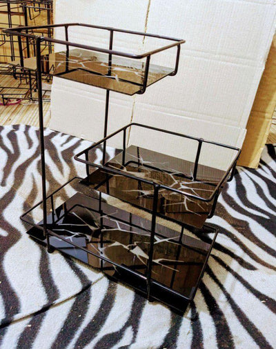 Golden Makeup Organizer