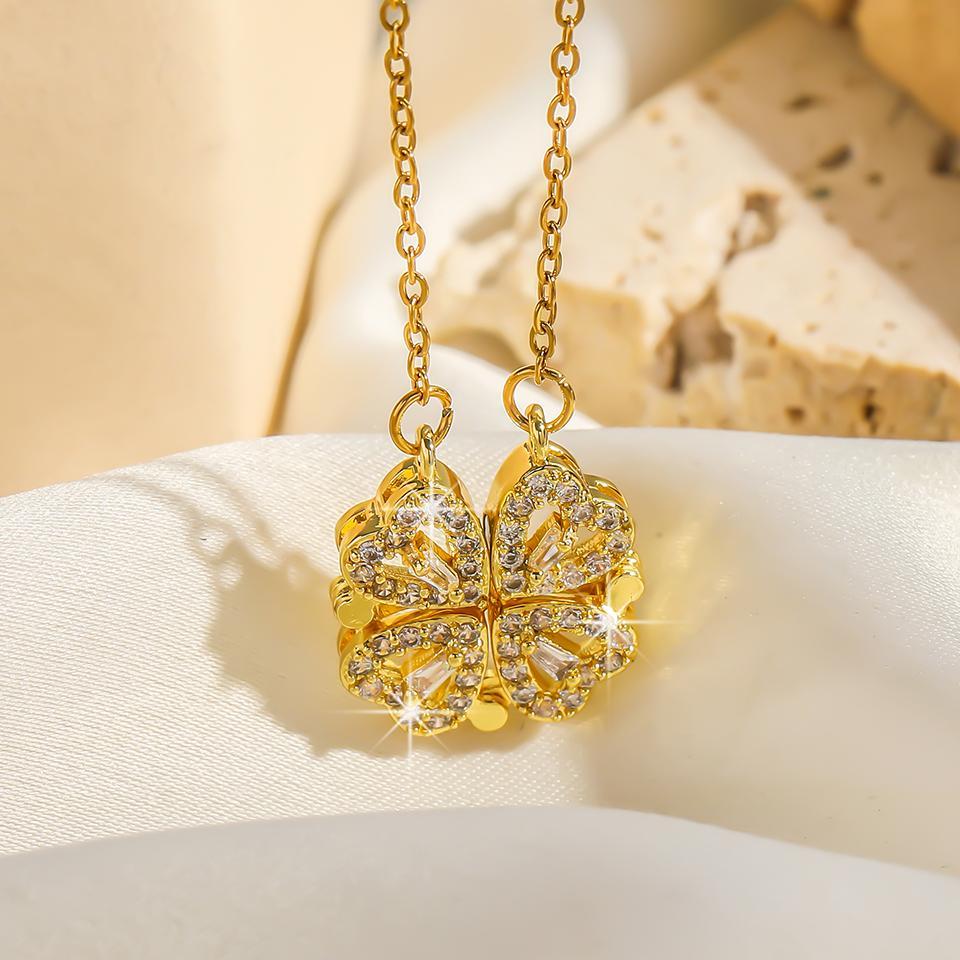 Magnetic Heart Design Locket
