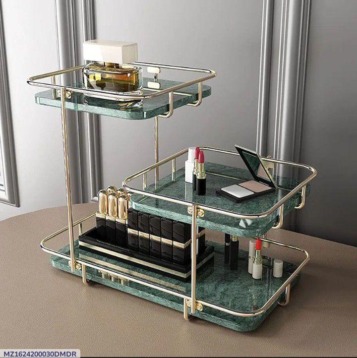 Golden Makeup Organizer